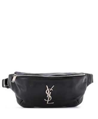 Pre-Owned Saint Laurent Classic Monogram Belt Bag Leather