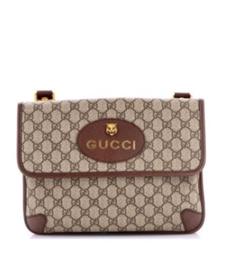 Pre-Owned Gucci Medium Neo Vintage Flap Messenger GG Coated Canvas