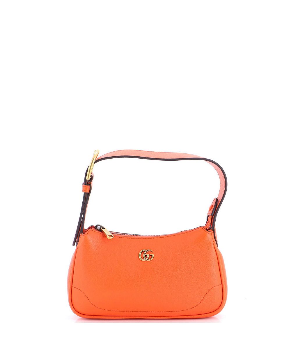 Pre-Owned Gucci Mini Aphrodite Shoulder Bag Leather
