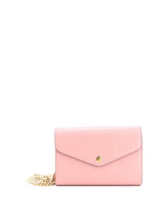 Gucci кошелек-конверт на цепочке Guccissima Leather, б/у