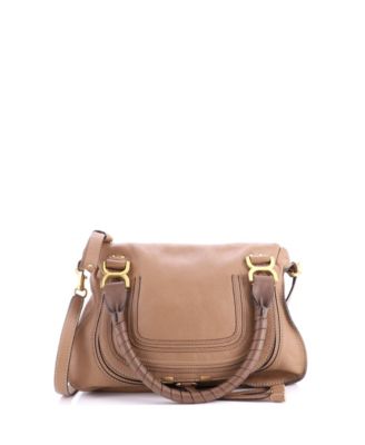Pre-Owned Chloe Small Marcie Satchel Leather