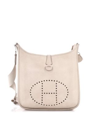 Pre-Owned Hermes сумка Evelyne PM Gen III из кожи Clemence