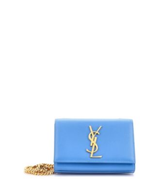 Pre-Owned Saint Laurent Small Classic Monogram Crossbody Bag Grainy Leather