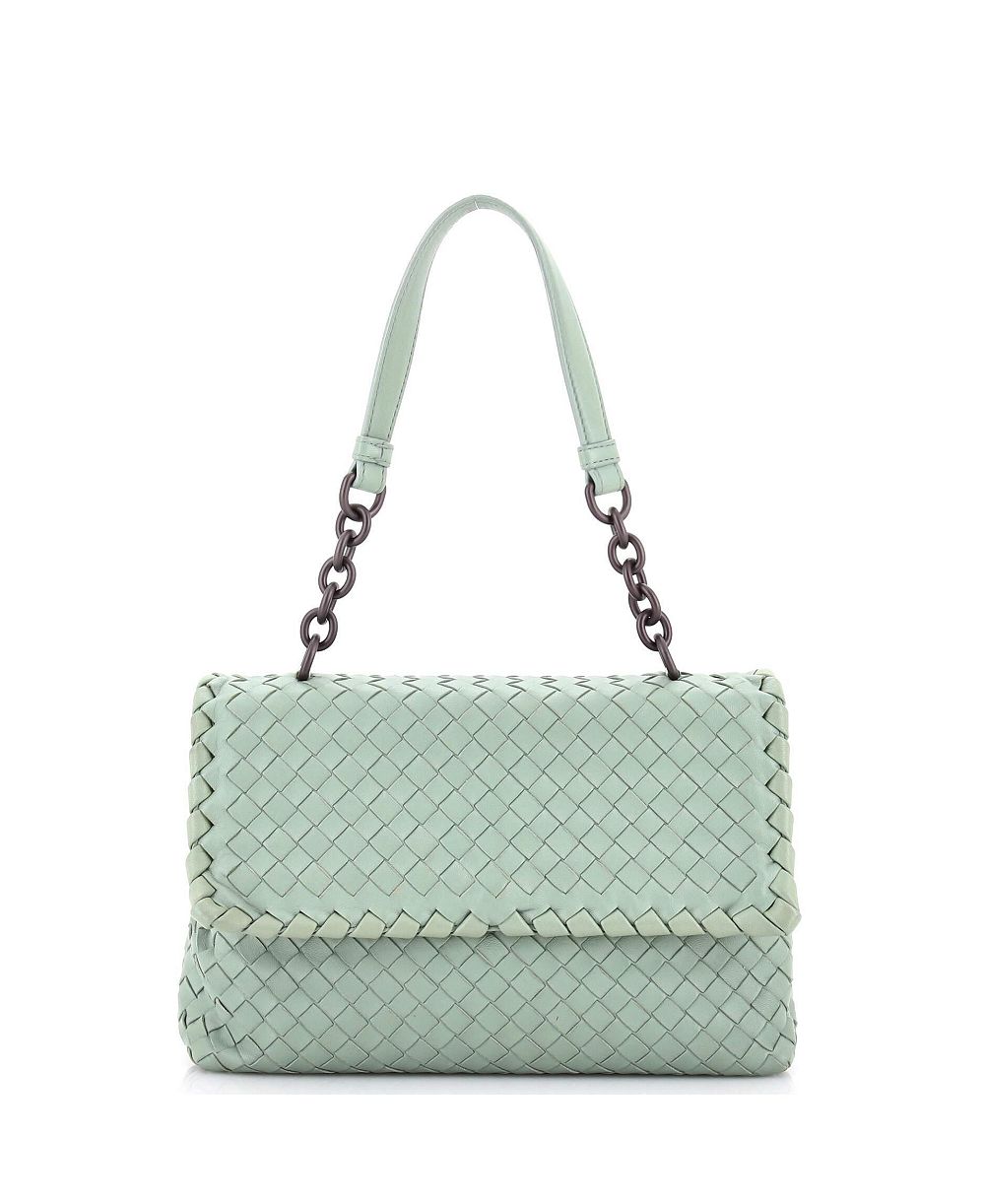 Pre-Owned Bottega Veneta Small Olimpia Shoulder Bag Intrecciato Nappa