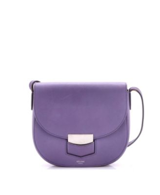 Celine Small Trotteur сумка через плечо из зернистой кожи
