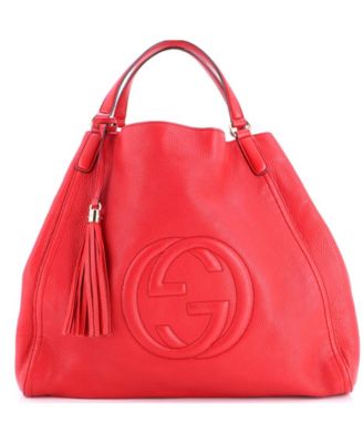 Pre-Owned Gucci Large Soho Shoulder Bag Leather