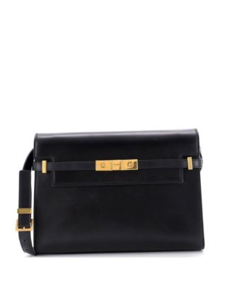 Pre-Owned Saint Laurent Medium Manhattan Shoulder Bag Leather