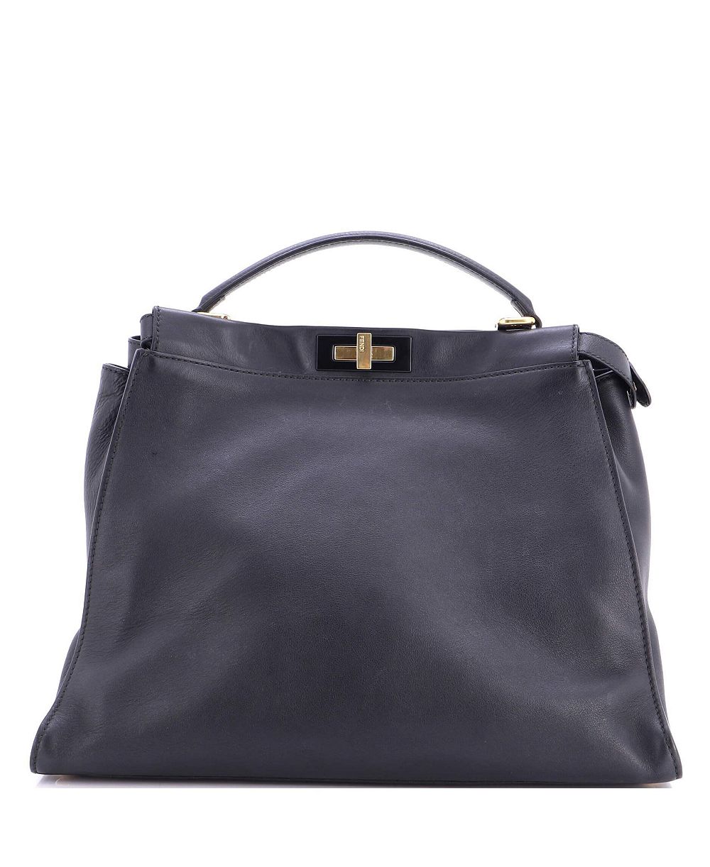 Fendi сумка Peekaboo из кожи