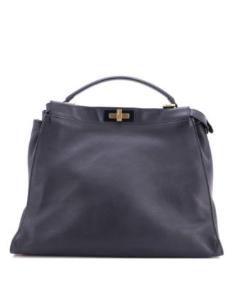 Fendi сумка Peekaboo из кожи