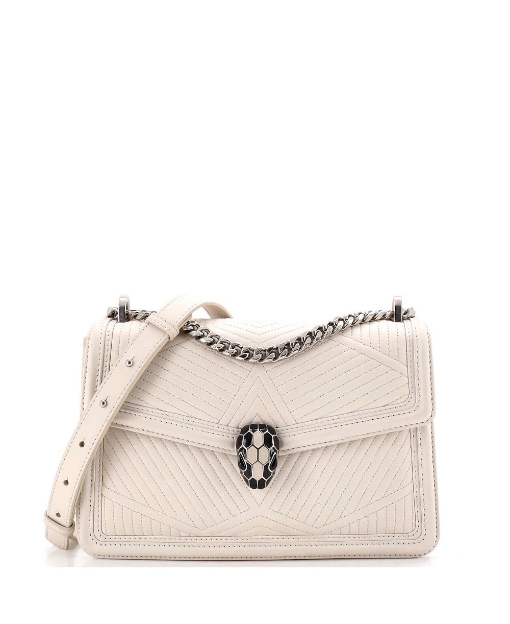 Сумка через плечо Bvlgari Small Serpenti Forever из стеганой кожи Pre-Owned