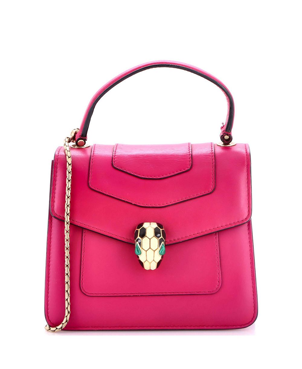 Сумка Bvlgari Medium Serpenti Forever Top Handle Leather Pre-Owned