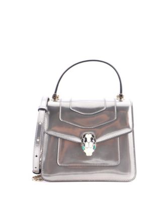 Pre-Owned Bvlgari Сумка Serpenti с ручкой из лакированной кожи