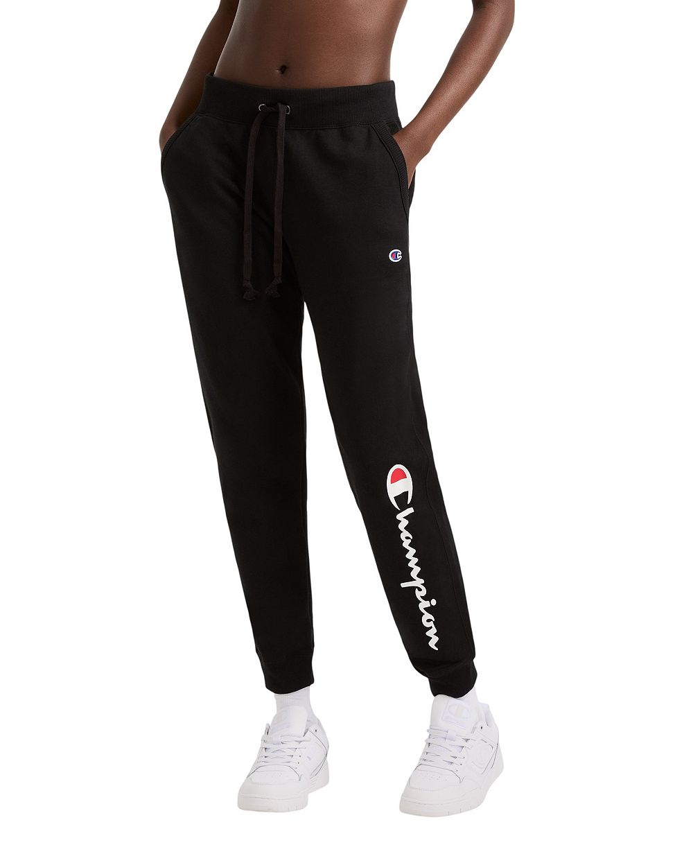 Champion Women's Powerblend Fleece Pull-On Joggers with Side Pockets