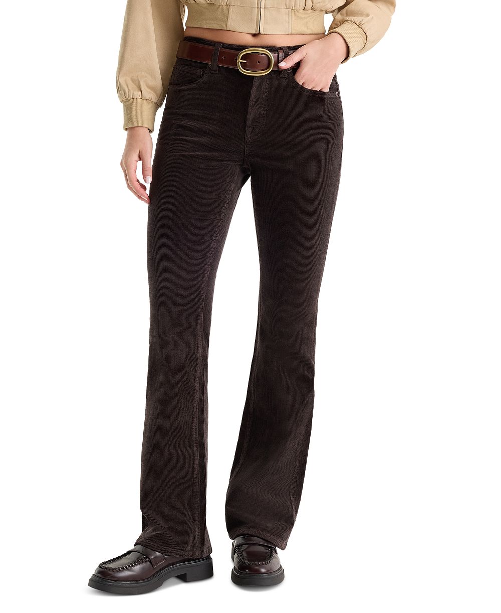 Good American Women's Corduroy High-Rise Bootcut Jeans