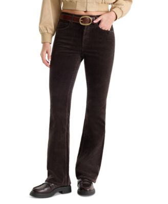 Good American Women's Corduroy High-Rise Bootcut Jeans