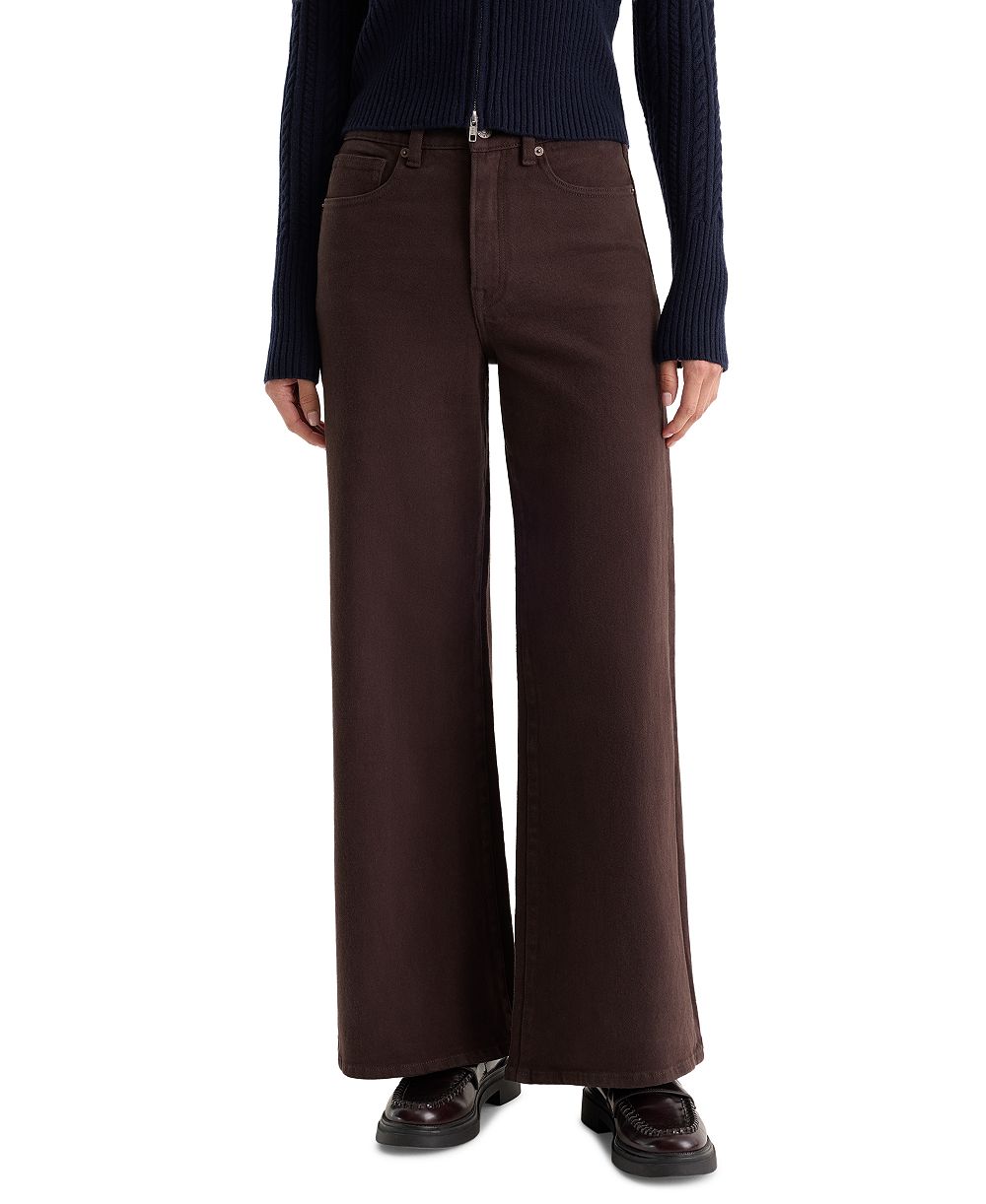 Женские джинсы Good American High-Rise Palazzo Wide-Leg Ankle