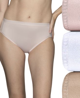 Женское нижнее белье Vanity Fair Lingerie Comfort Where It Counts с высоким вырезом, комплект из 3 шт.