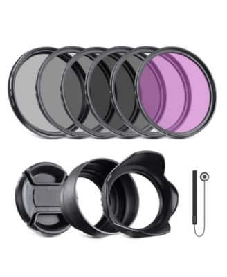 Neewer ND2 Multi-Filter Optical Glass Lens Filter Kit for Camera Lenses