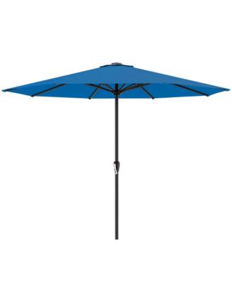 GNUADZ 12Feet Patio Umbrella Push Tilt Crank 8 Ribs Outdoor Table Garden Pool