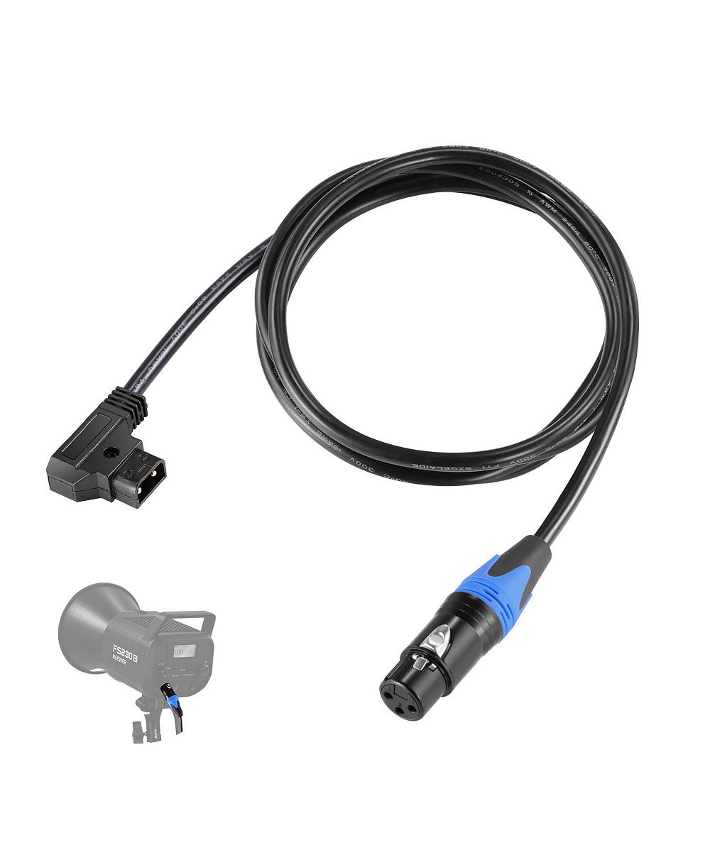 Neewer NC009 6ft D-Tap to 3-Pin XLR Camera Power Cable
