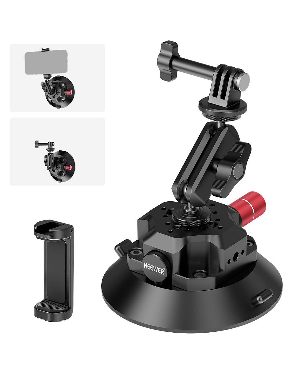 Neewer CA105 Adjustable Suction-Cup Mount for Select iPhone Models