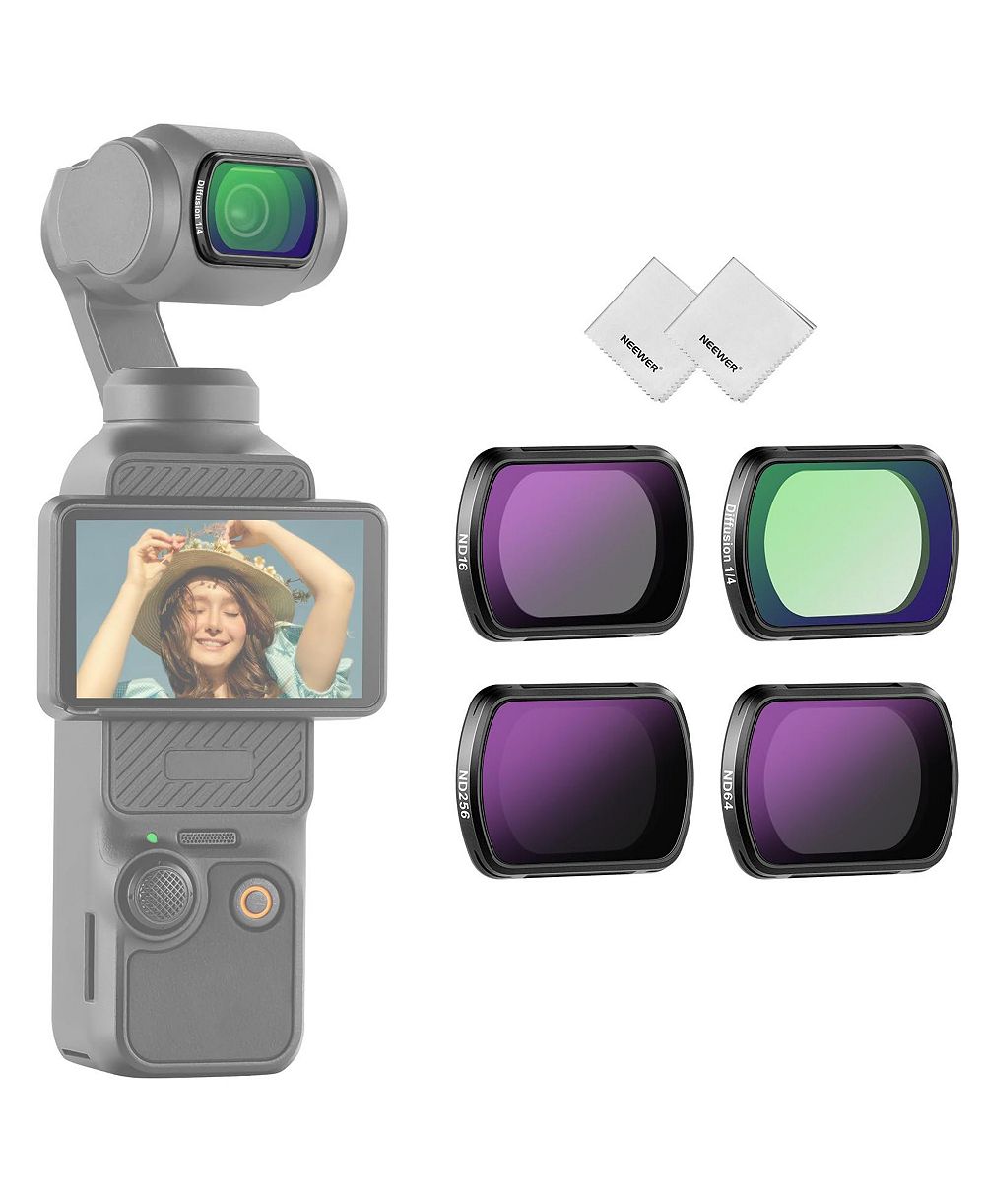 Neewer ND16 ND64 ND256 Optical Glass Magnetic Lens Filter Set for DJI Osmo Pocket 3