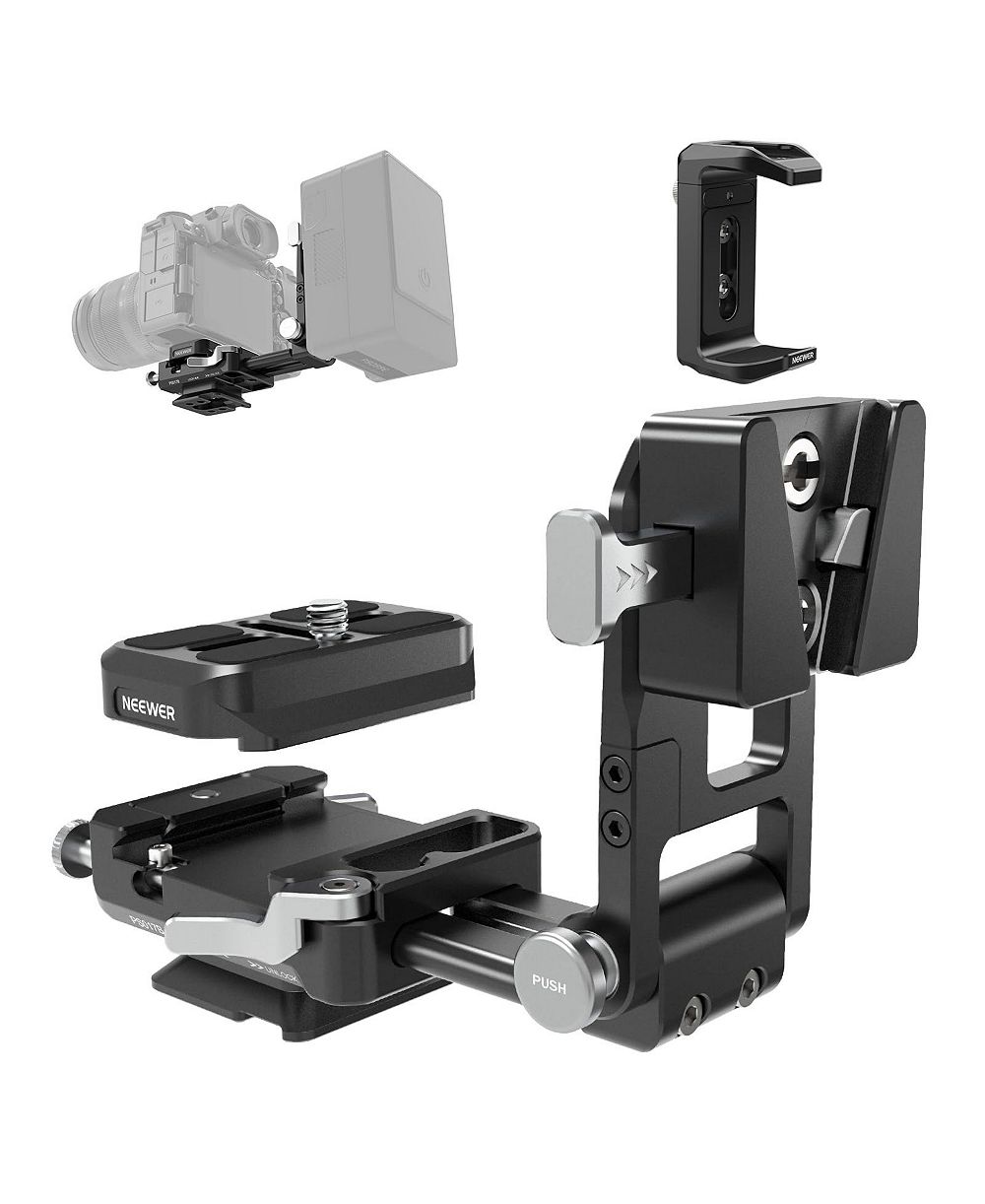 Neewer PS017B V-Mount Battery Plate Adjustable Mounting Adapter Compatible with DJI RS4 RS3
