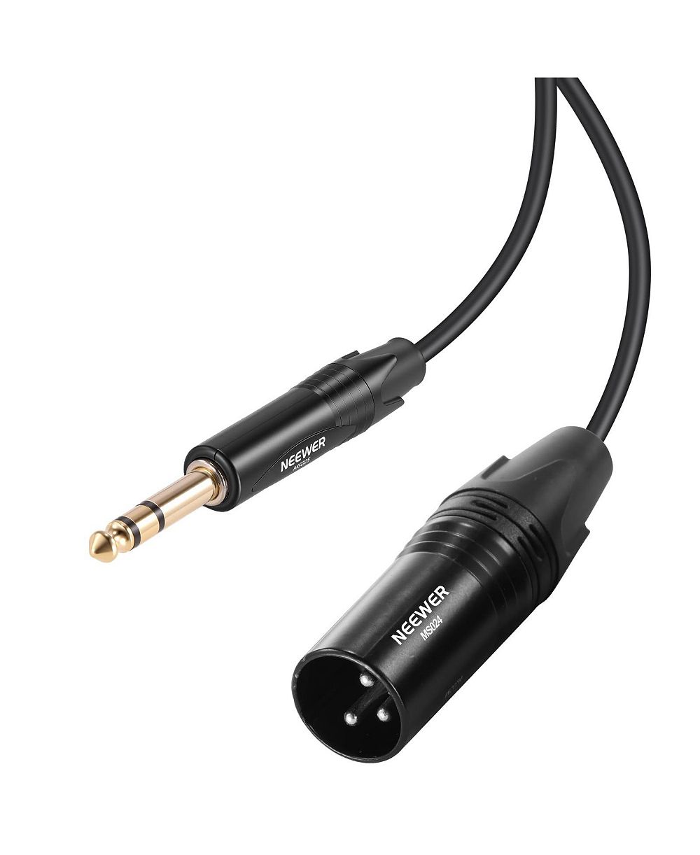 Neewer MS026 Wired 1/4" TRS to XLR Microphone for XLR Input Devices