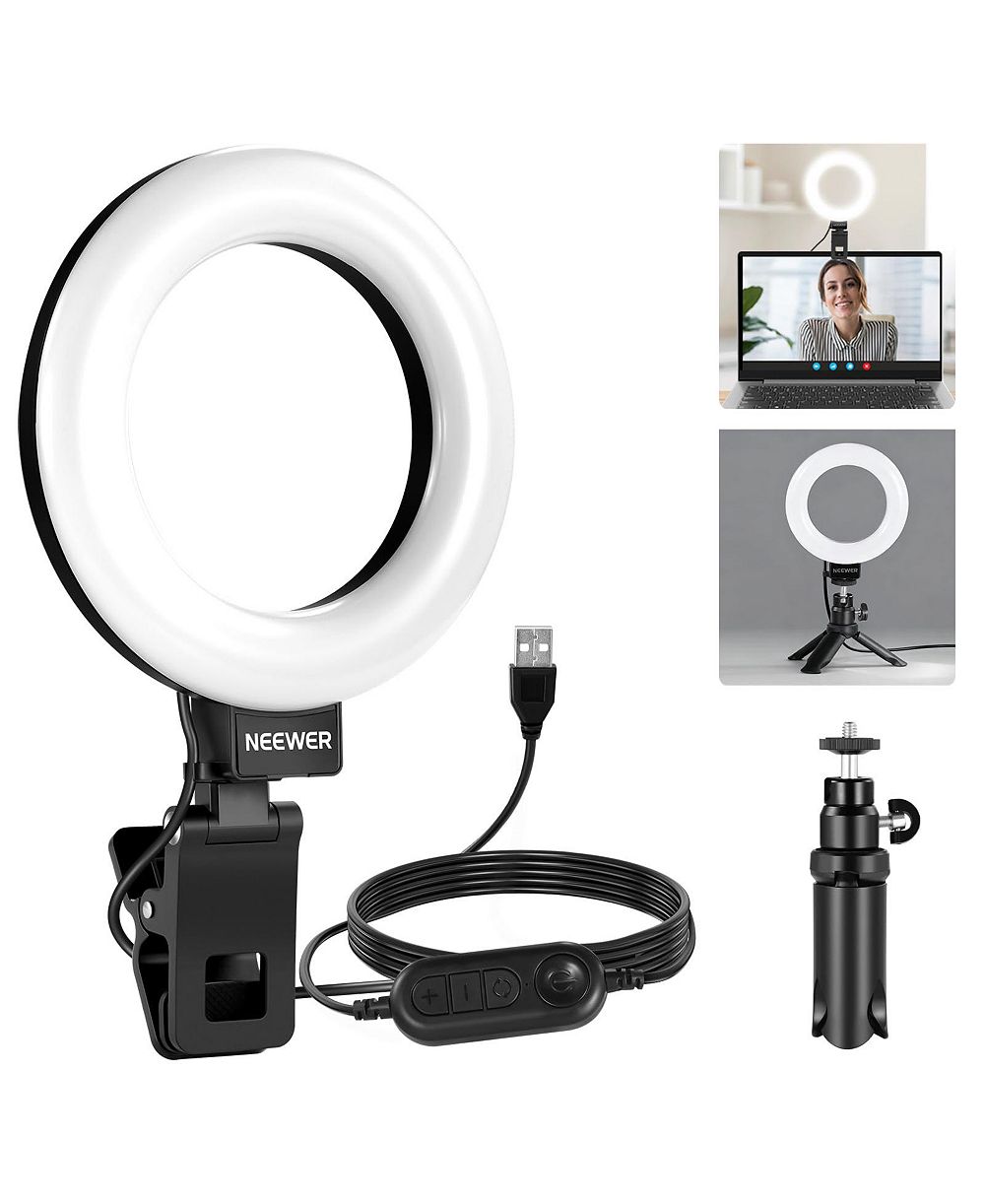 Neewer BR60 USB Ring Light for Video Calls, Streaming & Content Creation