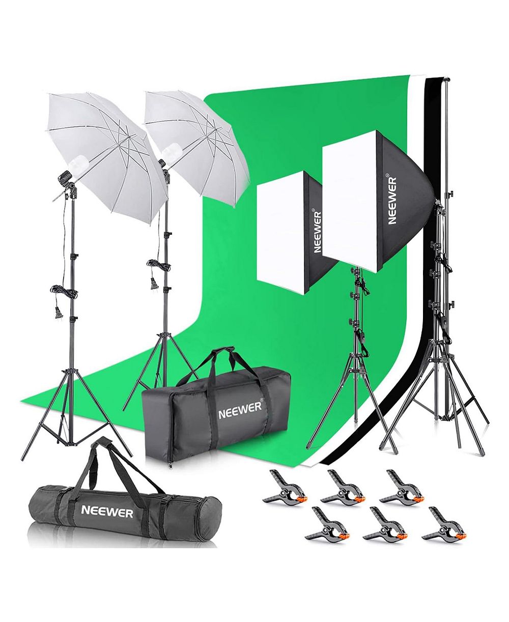Neewer NK100 800W, 24W, 5700K Softbox Lighting Kit