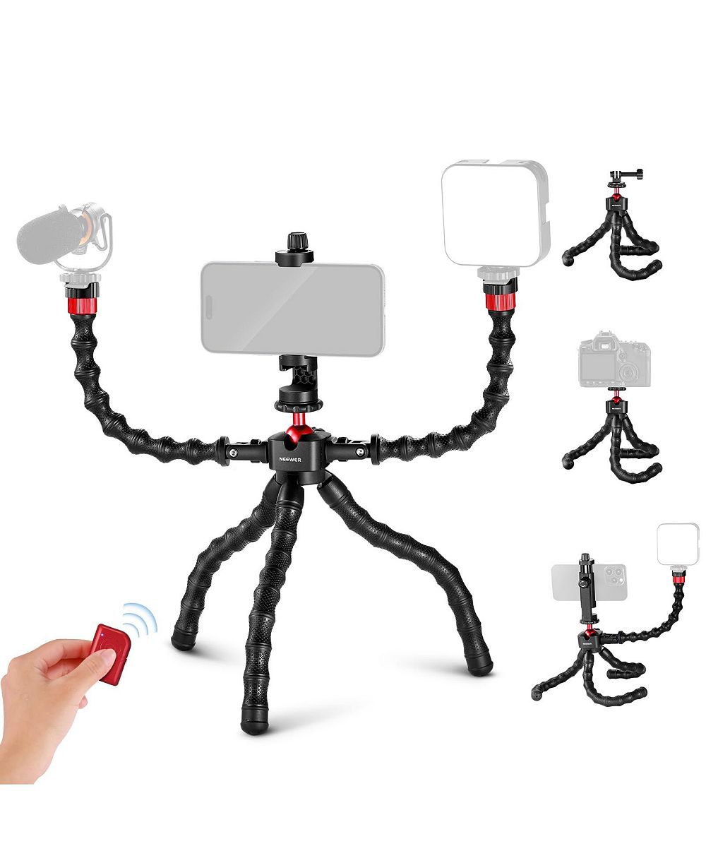 Neewer T91 Wireless Bluetooth Remote Camera Tripod for Select iPhone Models