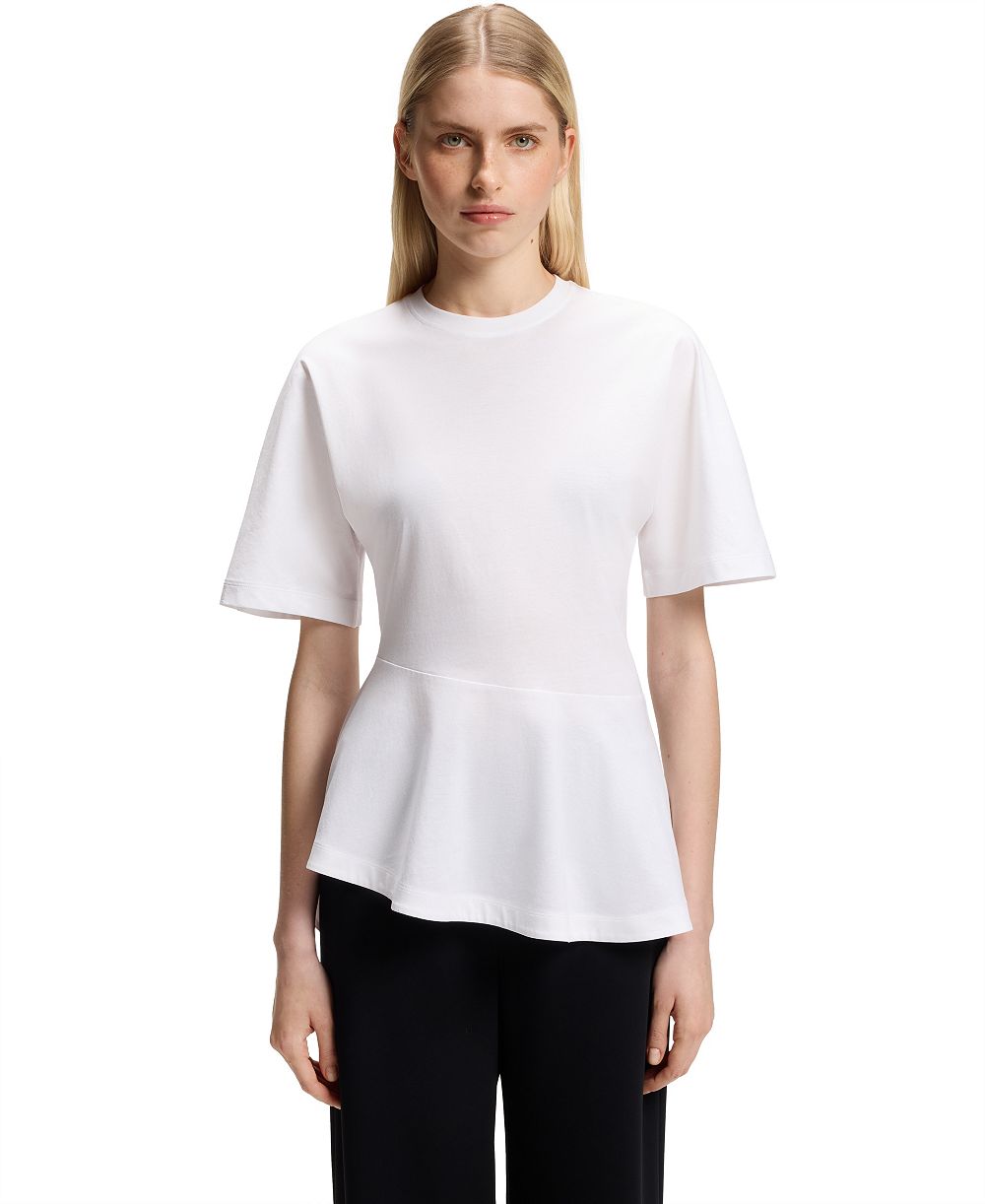 BOSS by Hugo Boss Women's Asymmetric Peplum T-Shirt