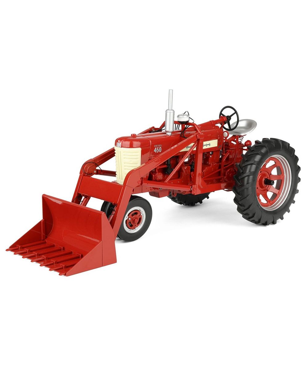 SpecCast Трактор Farmall 450 с узкой передней частью и погрузчиком