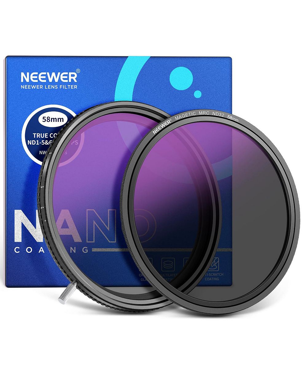Neewer ND2-512 and ND32 Variable Magnetic ND Filter