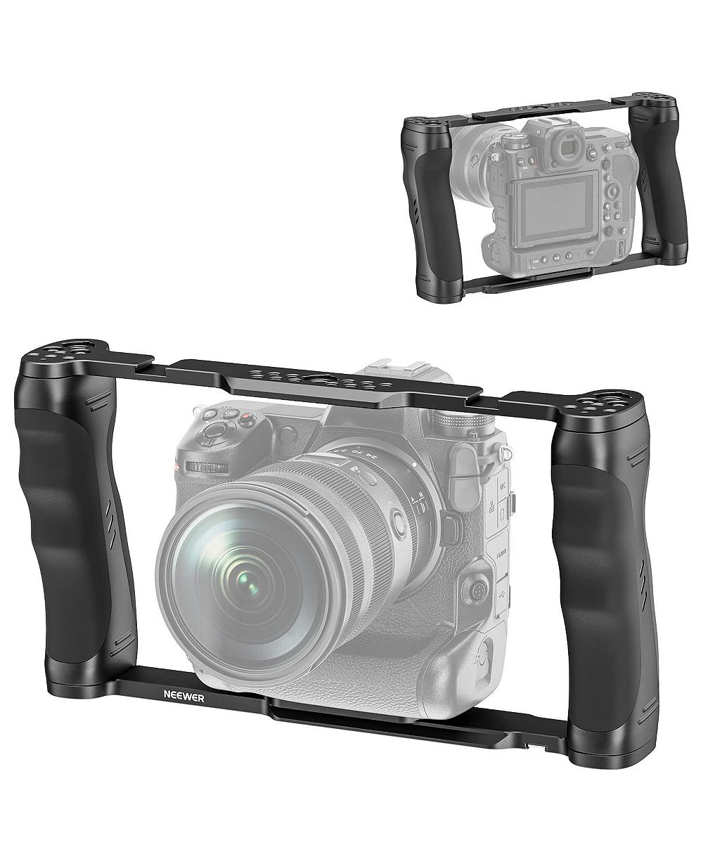 Neewer CA016 Adjustable Ergonomic Non-Slip Camera Cage Mount for Canon, Nikon and Sony