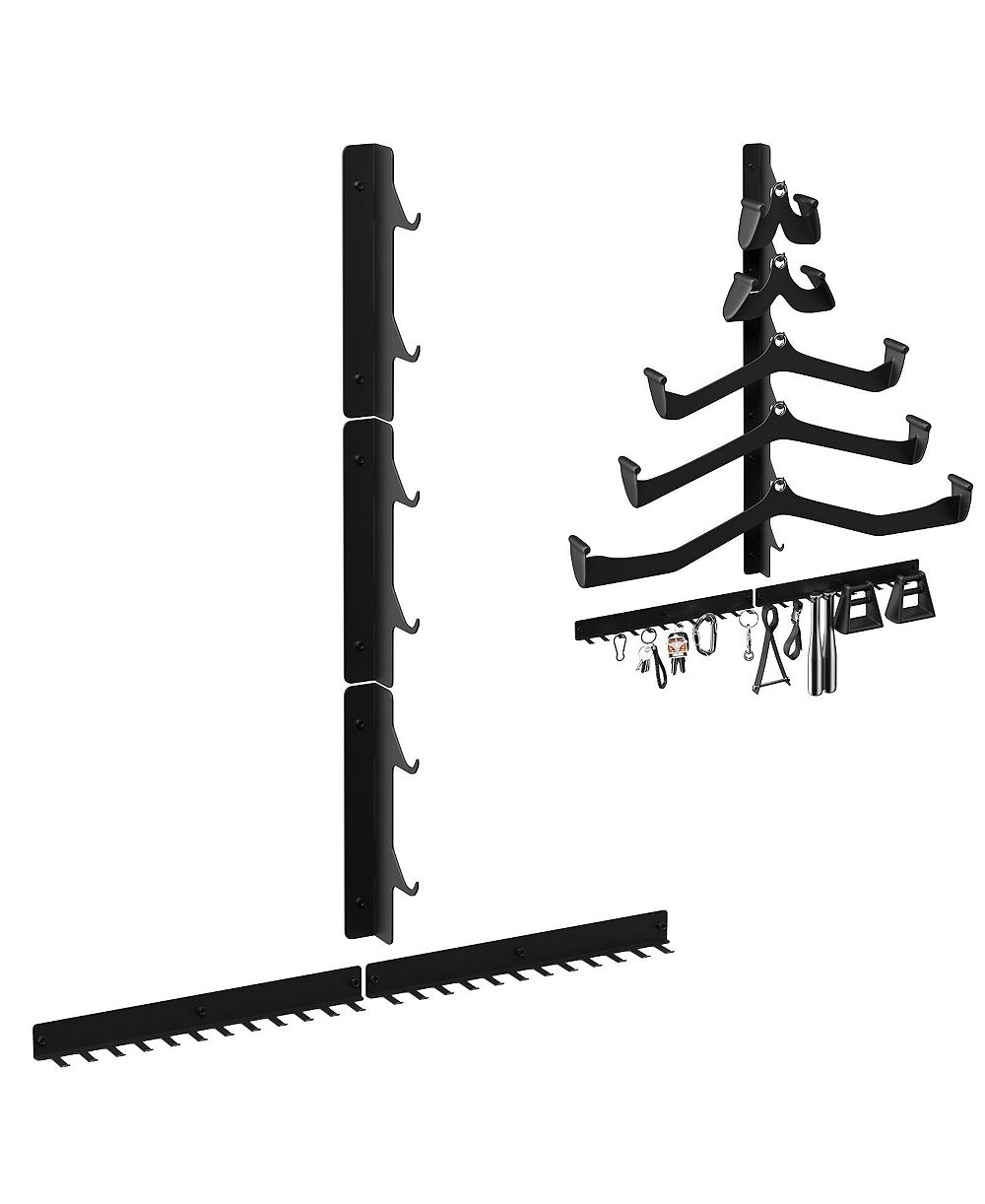 Стойка для хранения XDOVET Lat Pulldown Bar Wall Mount Organizer для домашнего спортзала