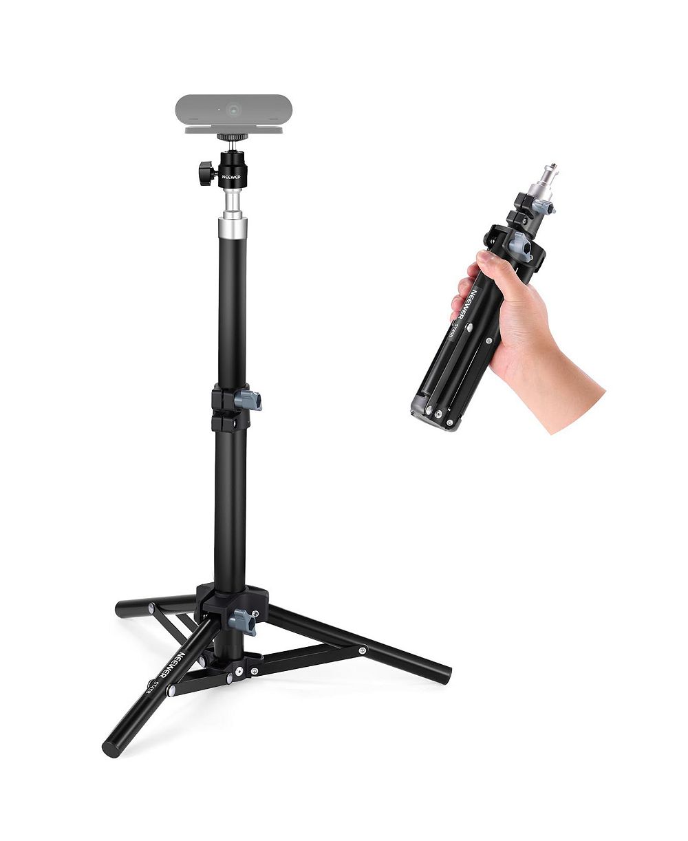 Neewer ST45B Adjustable Foldable Ring Light for Logitech, Anker and Emeet Webcams