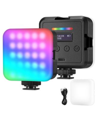 Neewer RGB61 Rechargeable Adjustable-Color-Temperature LED Video Light for Cameras