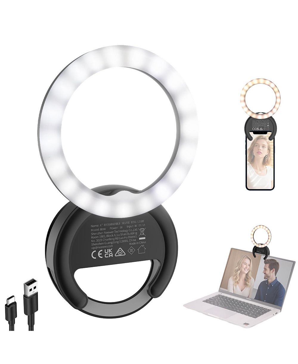 Neewer BR40 Rechargeable-Portable Ring Light for iPhone
