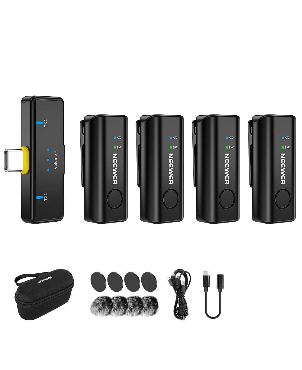 Neewer KM23C Wireless Noise-Reducing Microphone for iPhone and Android