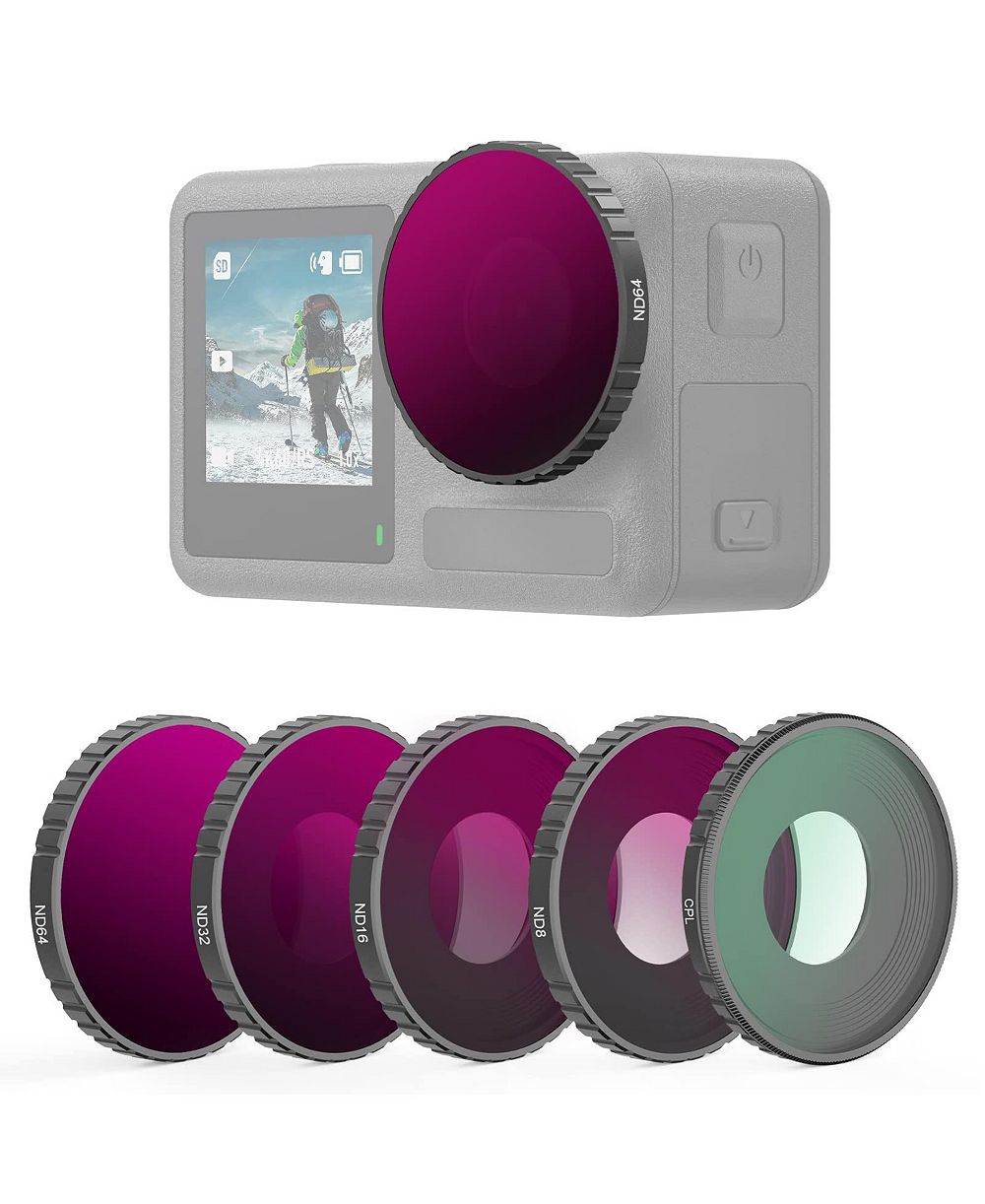 Neewer ND8 Multi-Filter CPL/ND8/ND16/ND32/ND64 Camera Lens Accessory for DJI Osmo Action
