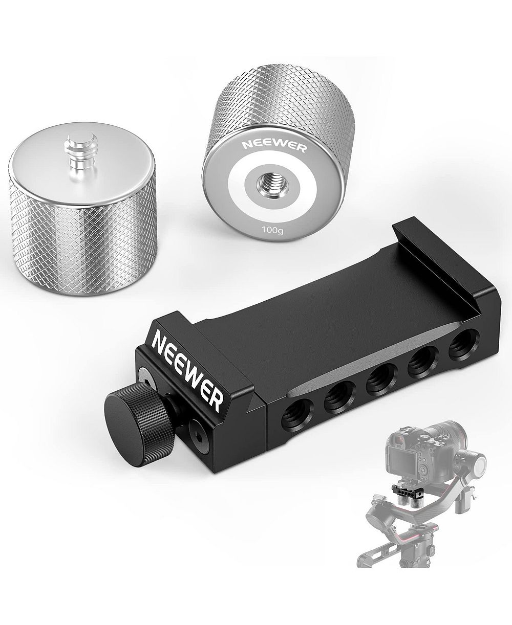Neewer GA001 Adjustable Counterweight Mounting Clamp Compatible with DJI Ronin RS4 Pro/RS4/RS3 Pro/RS3