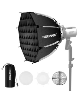 Neewer CB60 45cm Softbox with Grid for Godox Aputure Video Studio Light