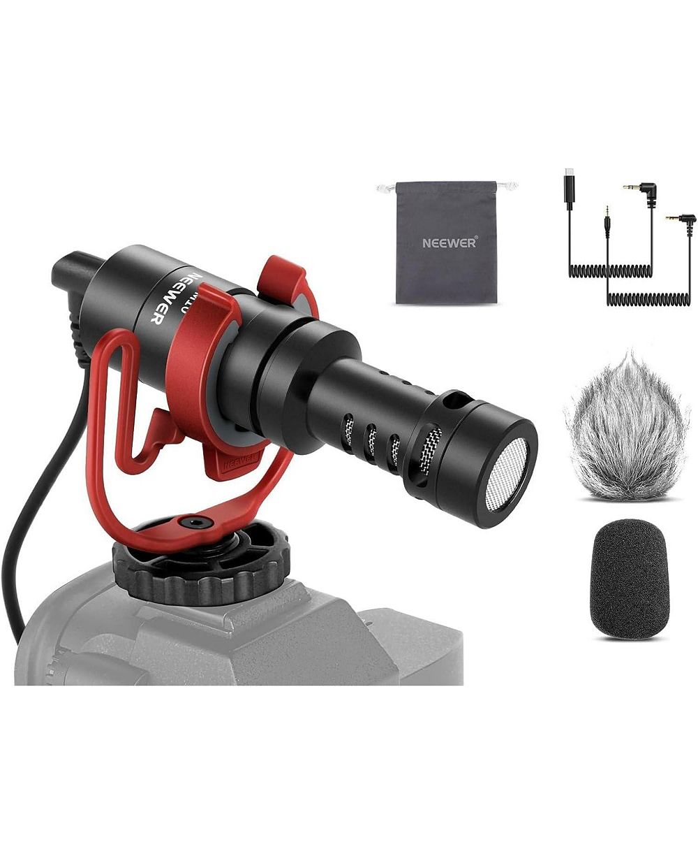 Neewer VM10 USB Type-C Microphone for Select Canon, Nikon and Sony Cameras