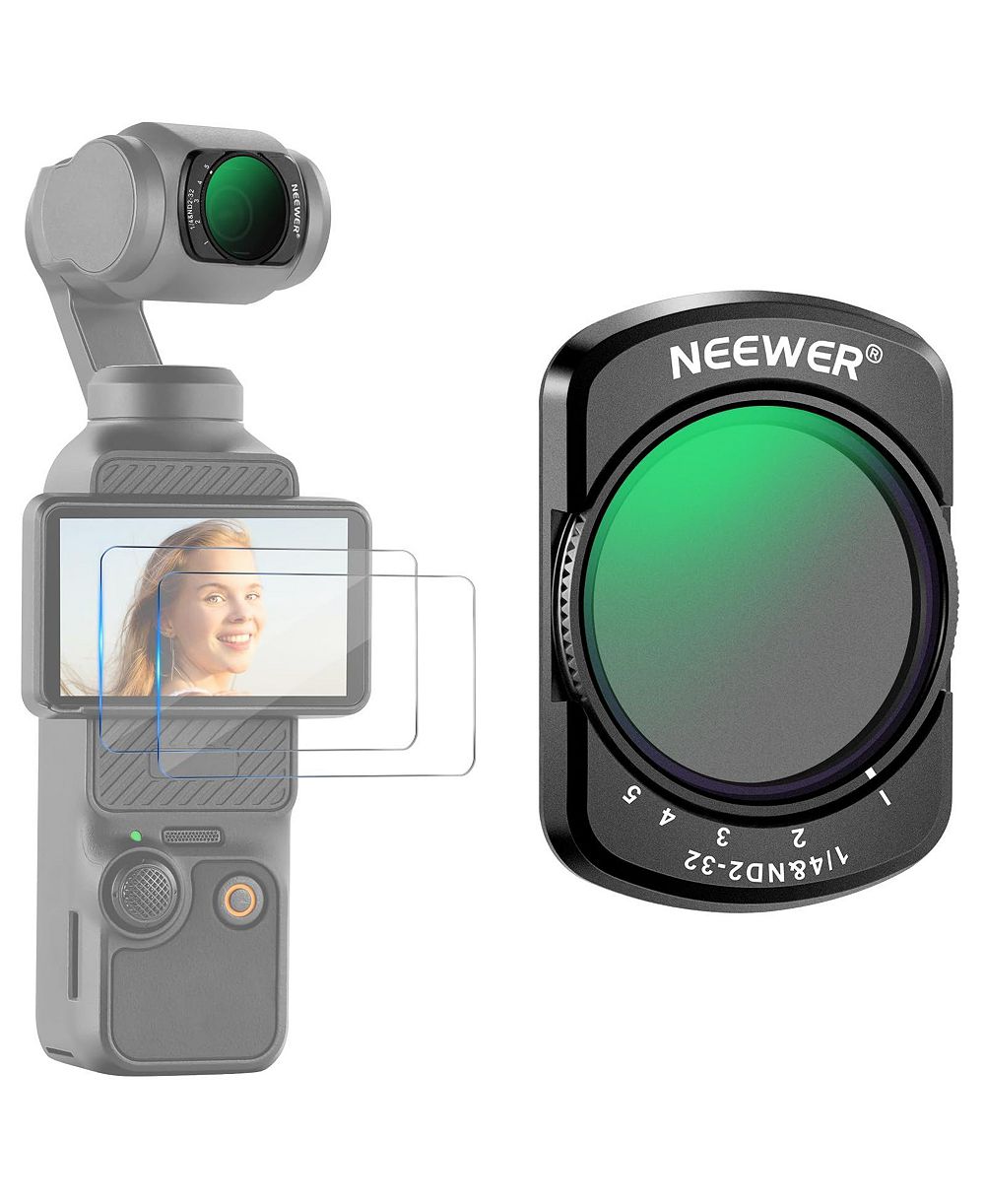 Neewer ND2-32 Variable ND Optical Glass Camera Lens Filter for DJI Osmo Pocket 4/Pocket 3