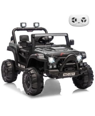 homfan 12V Electric Ride-On Car with Parent Remote Control, 66 lb. Capacity, Ages 3-8