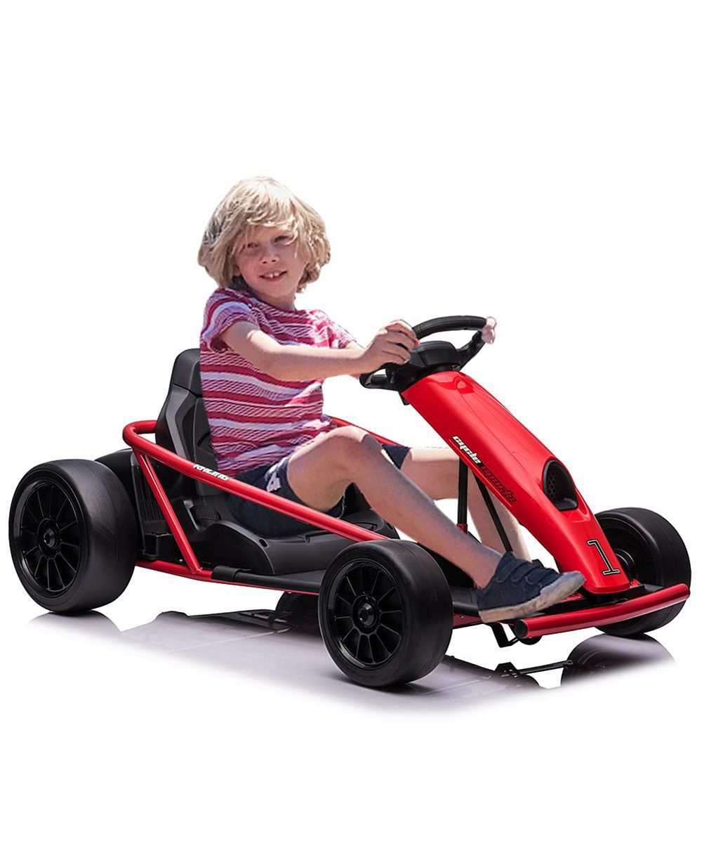 Электрокар для детей homfan 45.7 x 23.1 x 11.4 Inch 24V High Speed Racing Kart