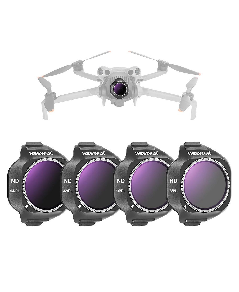 Neewer ND8 Optical Glass ND8/ND16/ND32/ND64 Camera Lens Filter Set for DJI Mini 5 Pro