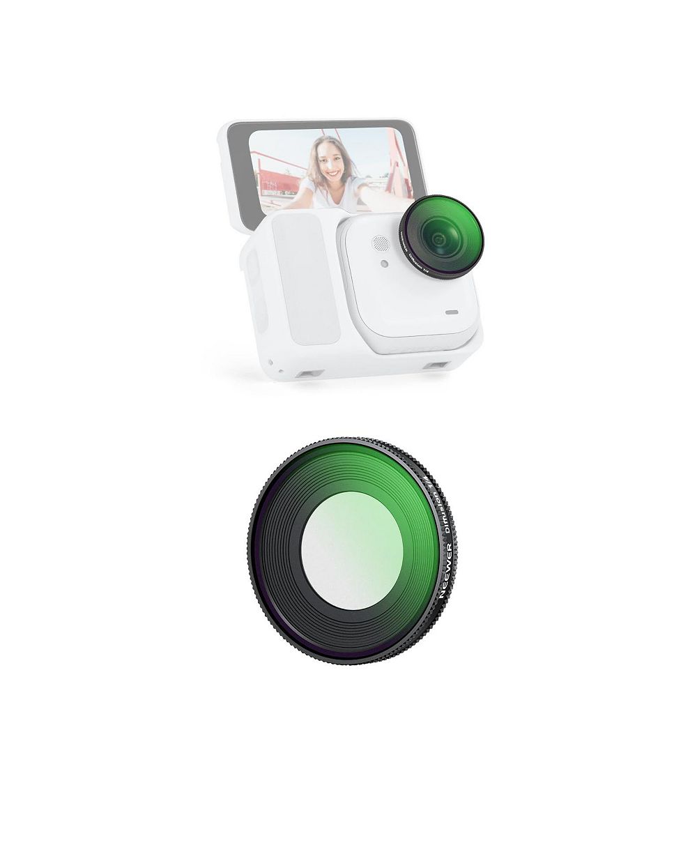 Neewer FL-C49 Optical Glass Diffusion Lens Filter for Insta360 GO Ultra