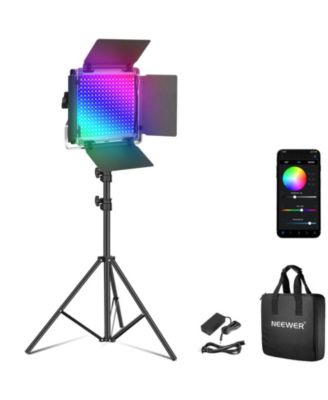 Neewer RGB660 PRO Adjustable RGB LED 50W Photography Lighting Kit